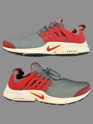 Nike Air Presto Essential Ohio State Red Grey Gray Men s Size 12 848187-008 New