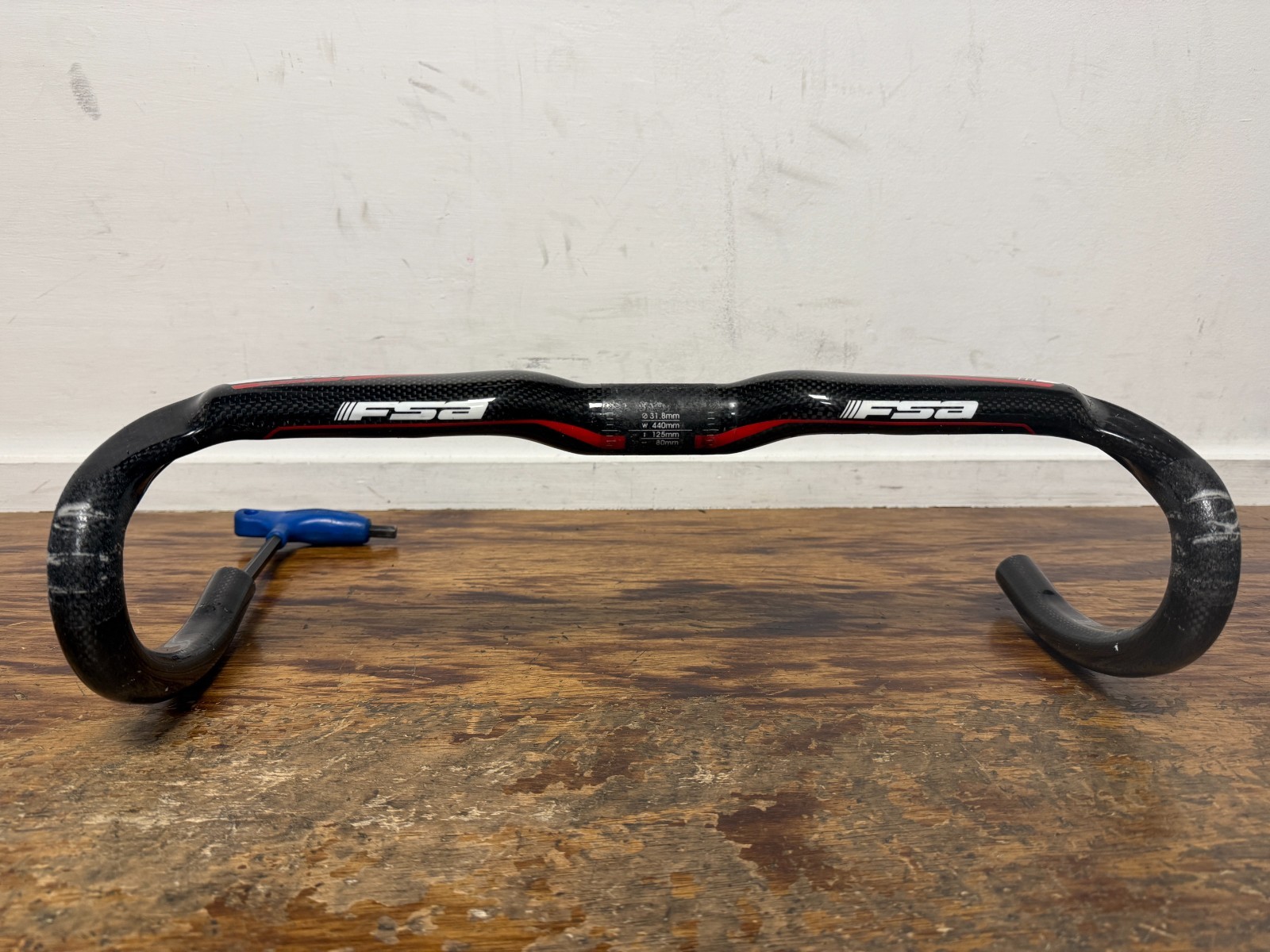 FSA K-Wing Carbon Gravel Drop Bar Riser Road Bike Handlebar 31.8 x 44cm (80.00 USD)