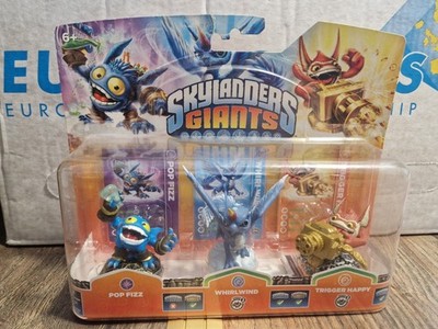Skylanders Giants Triple Pack Granite Whirlwind / Stone Whirlwind Chase in OVP