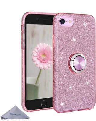 For IPhone 8 Case Luxury Glitter Case Girls Anti Scratch Defender Hard PC Cover