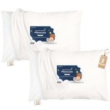 Keababies Toddler Pillowcase 13X18 2-Pack Organic Cotton Toddler Pillowcase For