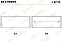 1X Glyco H098/5 STD Kurbelwellenlager FüR Volvo Mitsubishi Dacia ARO