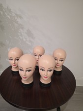 Professional Female PVC Mannequin Head for Displaying Wigs and Hats.