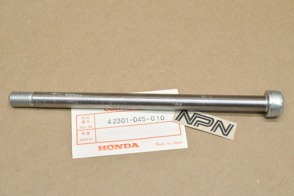 Tornillo eje rueda trasera Honda CT70 CT70H K0 QA50 Z50 A K0-K2 42301-045-010 NUEVO DE STOCK Foto 4 de 4