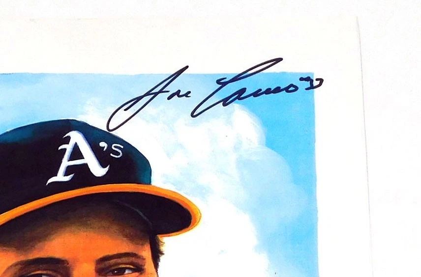 Jose Canseco Signed 8.5 x 11 Color Print A's JSA Auto DA042022 - Image 2 of 3