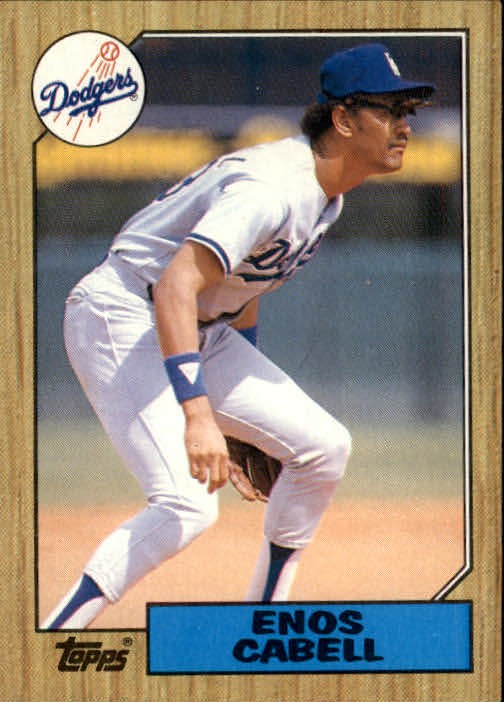 1987 Topps #509 Enos Cabell - NM