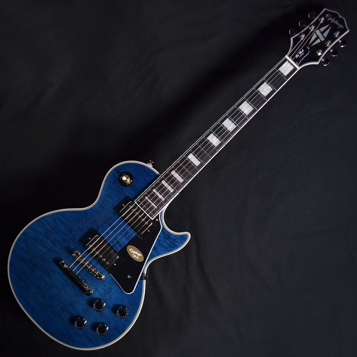 Epiphone Les Paul Custom Quilt Viper Blue Limited edition color