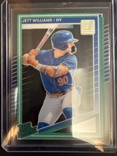 2025 Donruss BASEBALL Jett Williams Rated Prospect Clearly Acetate SP Mets