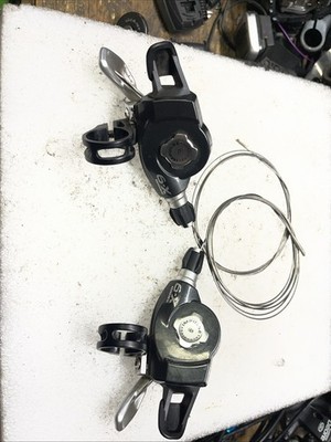 SRAM X-9 Trigger Mountain Bike Shifters 3x9 Speed Impulse Technology X9 Pair