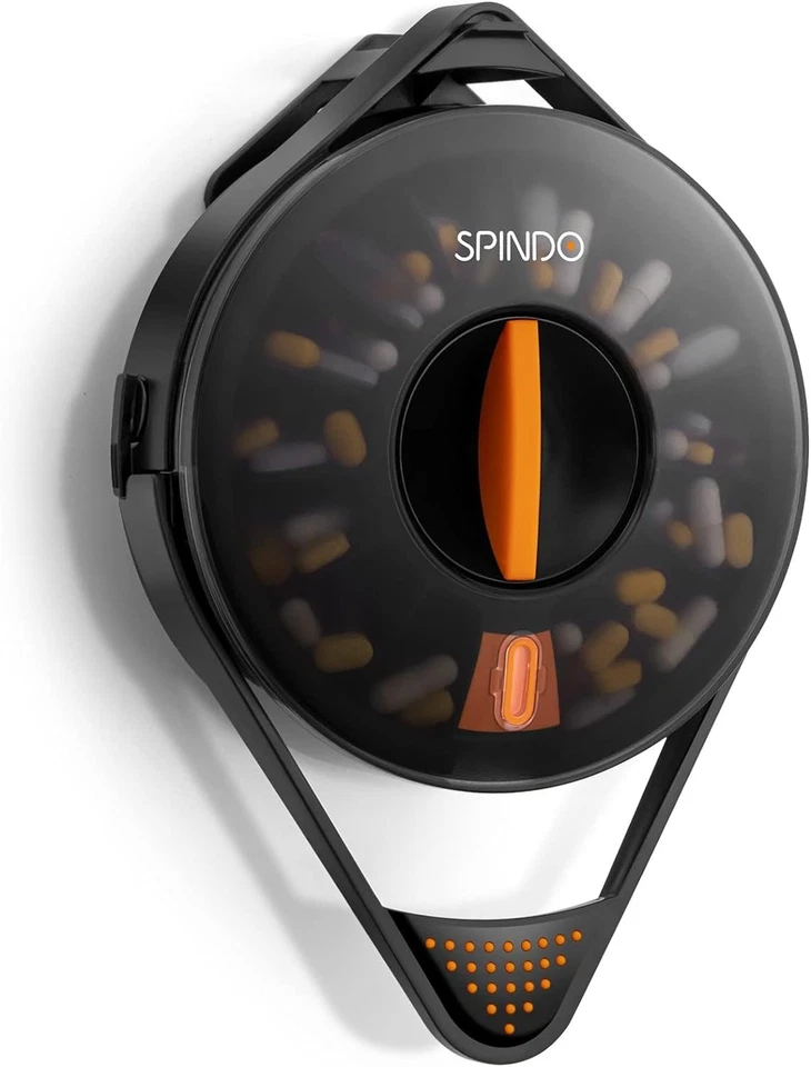 Dispensador semanal de pílula para idosos com indicador de recarga de tempo - Imagem 3 de 4