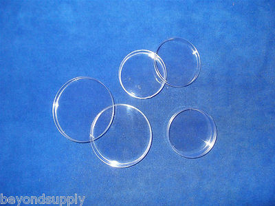 Lab polystyrene plastic culture dish  75mm a set of 10 new