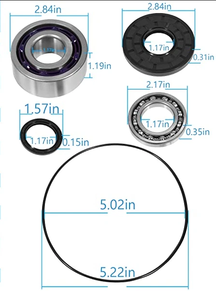 Комплект уплотнений дифференциала переднего редуктора для Polaris RZR 4 XP 900 3235171 - Изображение 2 из 4