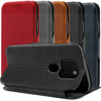 Für Huawei Mate 20 I Lite I Pro Hülle Etui Klapp Tasche Flip Case Bumper Booklet