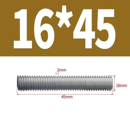 A2 Stainless Steel Threaded Rod Full Thread Studding Bar M10 M12 M14 M16 M18 M20 - Picture 78 of 133