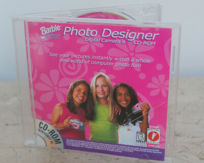 MATTEL MEDIA * BARBIE PHOTO DESIGNER * CD-ROM EDITING PROGRAM ~ WINDOWS 95