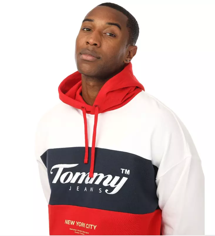 Tommy hilfiger shop relaxed fit hoodie