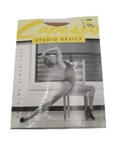 Capezio Studio Basics Footed LSN LXL Matte Semi Opaque Tights