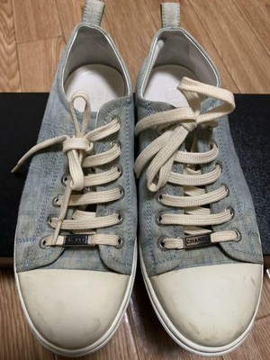 chanel flat sneakers