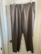 VTG 80s Levis Action Slacks Pants Mens 38x29 Relaxed Tapered Brown Dress Formal