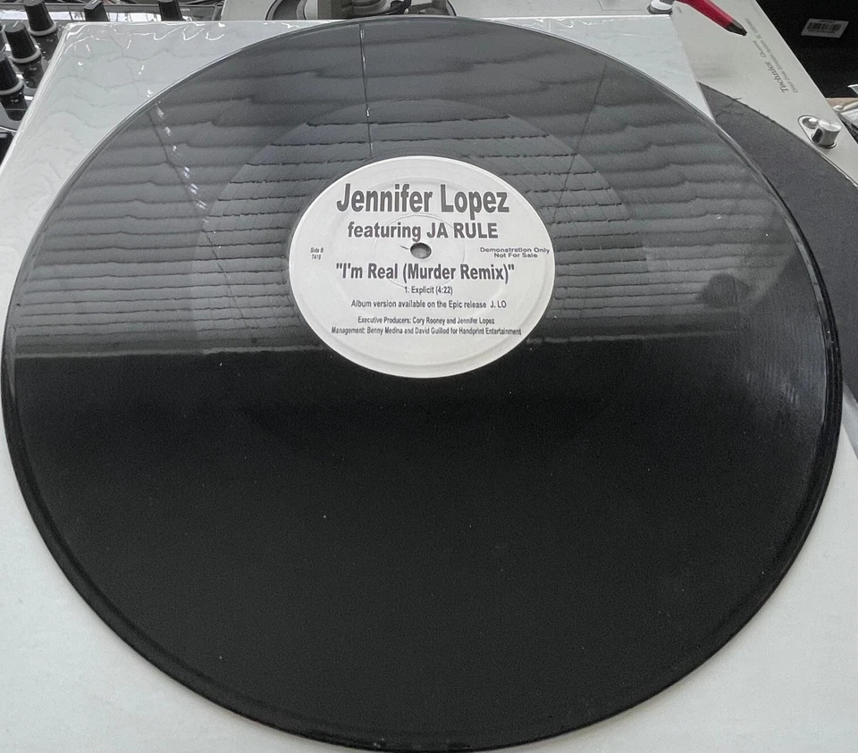 J Lo. Ft Ja Rule – I'm Real (Murder Remix) Original 2001 Press 12" PROMO VG+ Foto 2 de 2