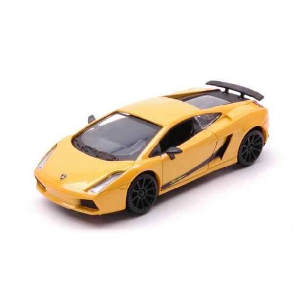 MotorMax Lamborghini Gallardo Superleggera Yellow 1:43 Scale 4 Inch Diecast Car