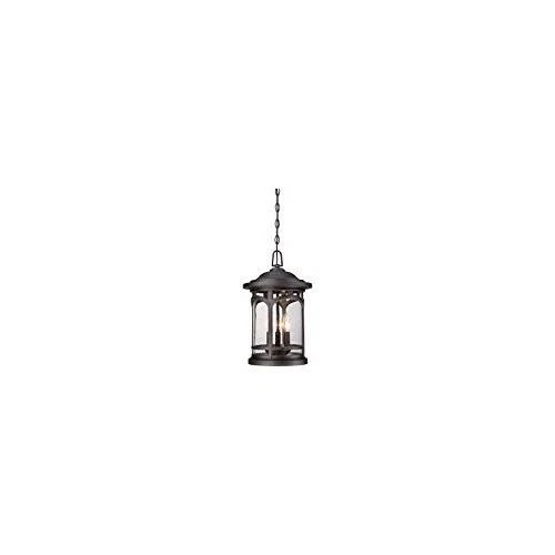 Quoizel MBH1911PN 3 Light Hanging Outdoor Lantern Fixture, Palladian Bronze - Picture 7 of 9