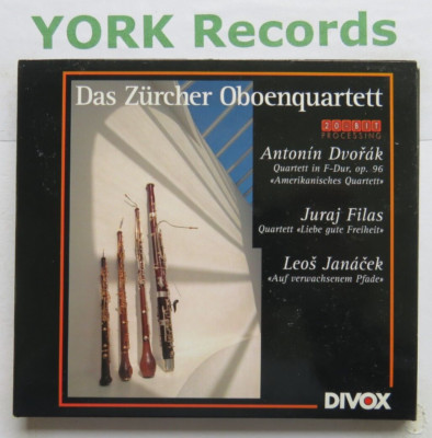 DAS ZURCHER OBOENQUARTETT - Dvorak / Filas / Janacek - Excellent Con CD Divox