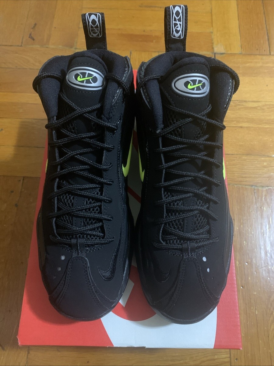 DS Nike Air Total Max Uptempo Black Volt DA2339-001 Size Neon