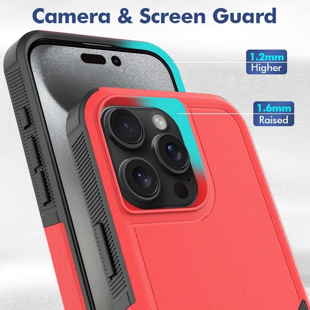 Rugged Hybrid Grip Case for iPhone 16 Pro 6.3 Inch