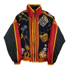 Vintage EAST WEST Jacket Womens Medium Retro Native American Aztec Windbreaker