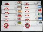 Canada complete set of 12 FDC 1979