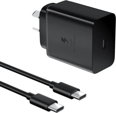 45W Super Fast Wall Charger w/Type-C Cable For Samsung Galaxy S21 22 S23 Ultra - image 1 of 4