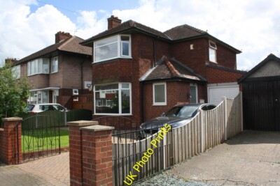 Photo 6x4 Houses on Dunmail Drive Carlisle There is an OS benchmark [[473 c2015
