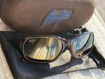 Kuiaha Bay Sunglasses by Maui Jim® Maui Jim Kuiaha Bay MJ 286 26C Rootbeer Frame + HCL Bronze  main image 4