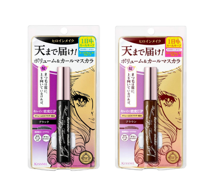 Isehan KISS ME Heroine Make Volume & Curl Mascara Super Waterproof