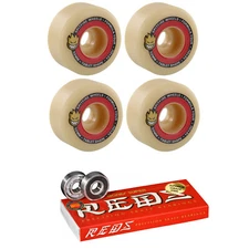 Spitfire Skateboard Wheels F4 Tablets 101A 52mm + Bones Super Reds Bearings