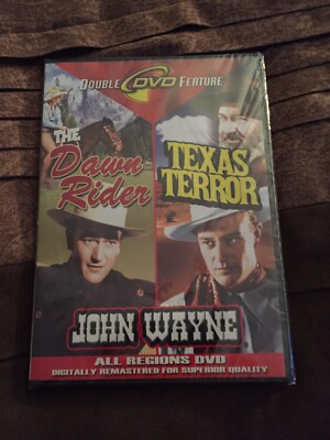 Western John Wayne Double DVD Feature The Dawn Rider / Texas Terror | eBay