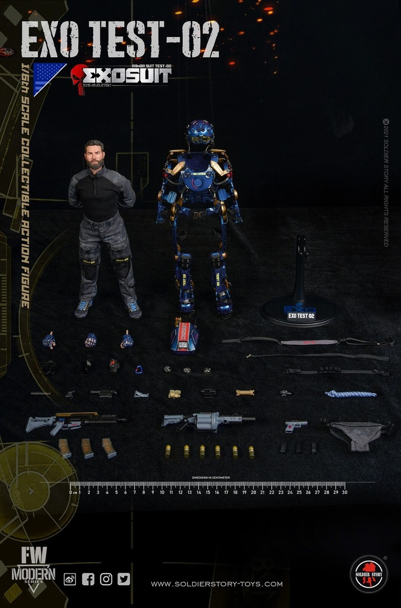 その他 Soldier Story 1/6 EXO ARMOR SUIT SS-125 SoldierStory SS125 1/6 TEST-02 EXO-SKELETON ARMOR SUIT 12inch