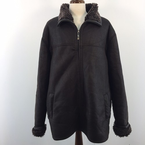 Sergio Benini Brown Leather Faux Fur 