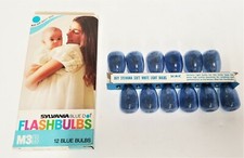 Sylvania Blue Dot Flash Bulbs M3B 12 Pack 
