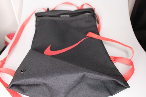 Nike drawstring Black /Red Backpack/Bag 