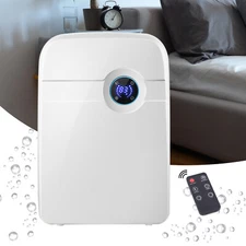 Portable Mini Dehumidifier 42W 2.5L White Compact Dehumidifier for Small Areas