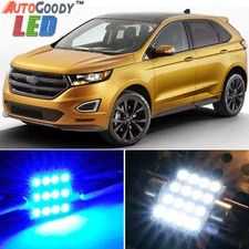 12 x Premium Blue LED Lights Interior Package for Ford Edge 2007-2014 + Tool