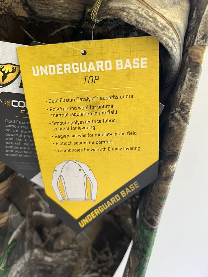 Scentblocker Under guard Base ShirtRealtree Edge Camouflage Size2XL New With Tag - Image 3 of 4