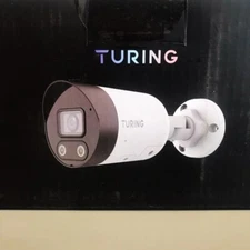 Turing.ai 8MP Bullet Camera - 2.8mm lens - SECURITY CAMERA - WHITE - NEW IN BOX