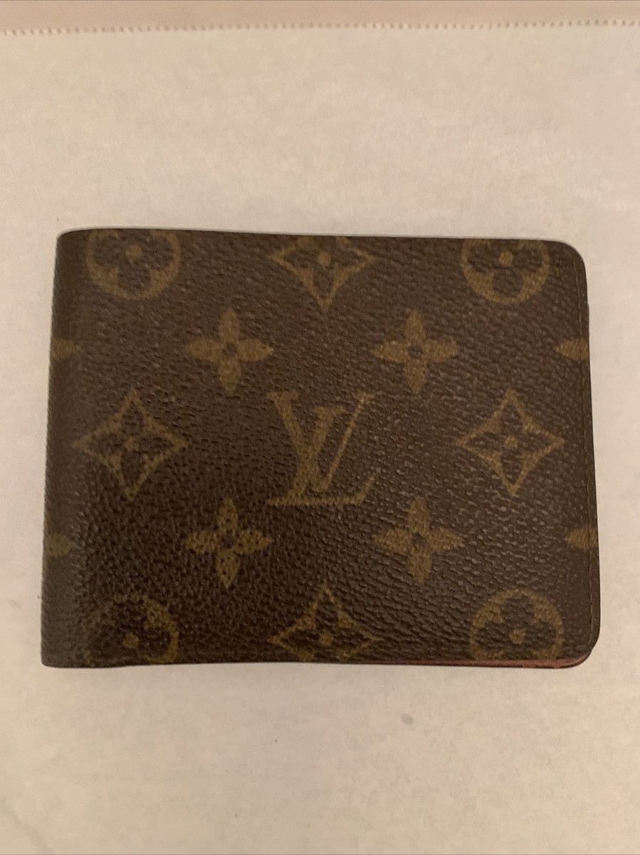 Louis Vuitton Rare Multiple Wallet Billfold Monogram Vintage Auth