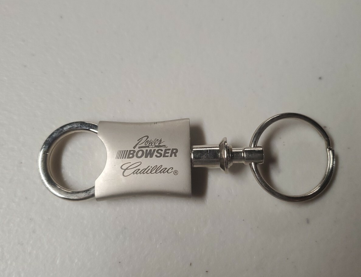 Cadillac Dealer Keychain Power of Bowser Car Key Chain Eldorado