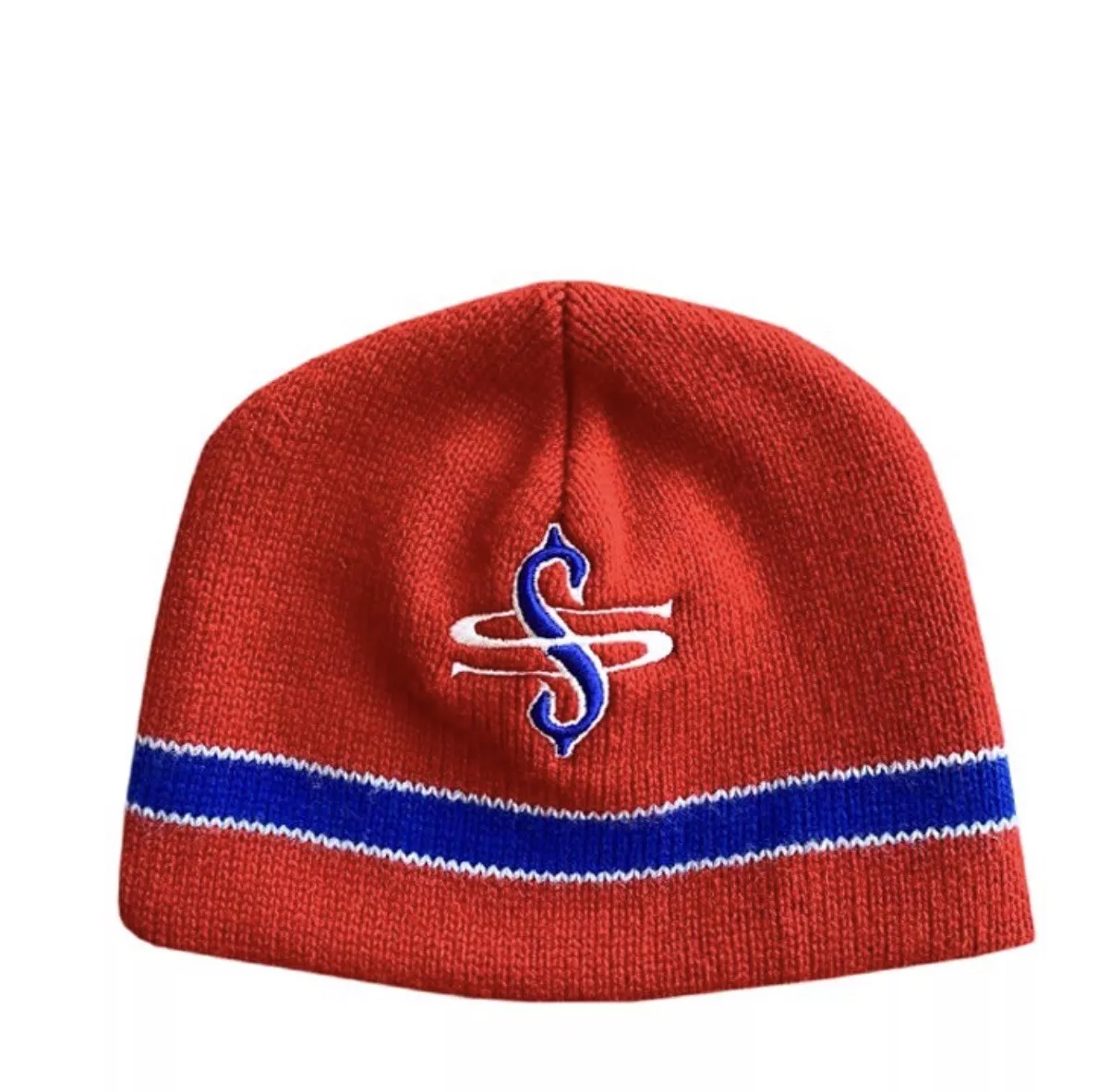 Vintage Stussy $ Red Beanie