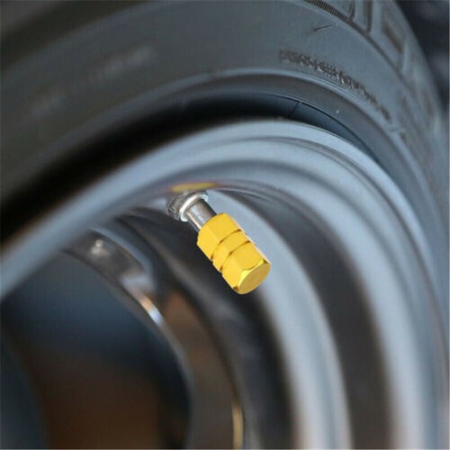 Tyre Valve Dust Caps Schrader Car Bike Motorcycle Alloy Aluminium Air Value x 4 - Picture 10 of 13
