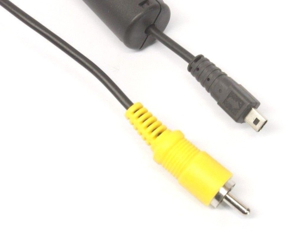 RCA Video Cable Cord for Nikon EGCP14 Pentax IAVC7 KX K7 Digital